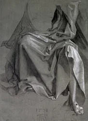 Estudio de las vestiduras de Cristo, 1508